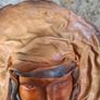 Leather face mask wall art handmade wall hanging Image 7