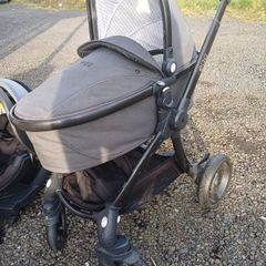 kids pushchair+cot+ high hair