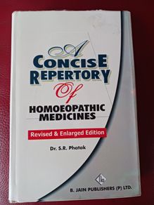 A Concise Repertory of Homeopathic Medicines / 2004