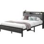 King Size Bed Frame With Storage Headboard Image 8