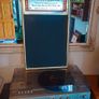Vintage Budweiser mirror top menu board/blackboard Image 4