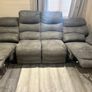 recliner sofa 4 seater good condition Image 2