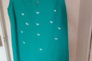Lavand green knee length dress size XL UK14 EU42 perfect condition Postage included