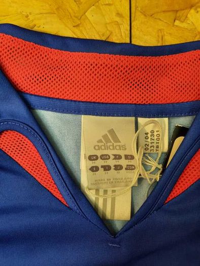 Vintage France Jersey 2004 adidas shirt  BNWT Soccer Football Vintage Retro Blue Brand New With Tags