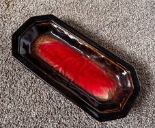 Narrow Rectangular Dish (205A), Louis Mulcahy Pottery