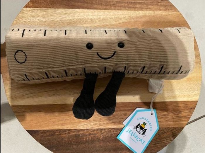 Jellycat Amuseables Ruler soft toy new