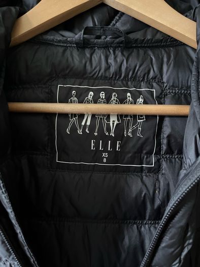 Elle Sport quilted down filled longline jacket