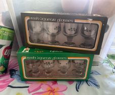 Vintage Irish liquor glasses