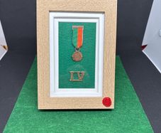 1916 Easter Rising miniature medal and irish volunteer badge