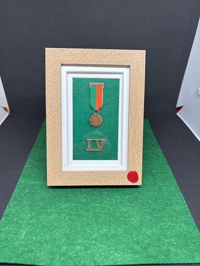 1916 Easter Rising miniature medal and irish volunteer badge