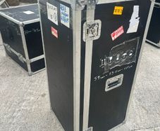 Large flight cases with wheels and handles