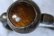 Vintage sterling silver tiger eye ring