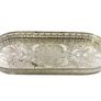 Vintage Silver Plated Serving Tray and Server Tongs Image 8