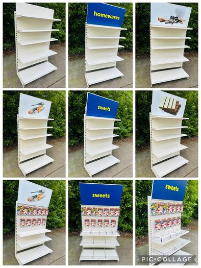 Shop Shelving Retail Shelving Large Quantity Available With All Accessories