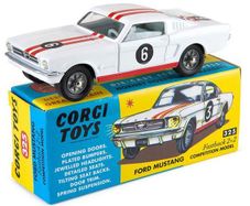 Corgi Toys 325 - Ford Mustang Fastback 2 + 2 Competition Model Re-Issue