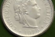 Switzerland 1976 Coin Stamp cover BUNC Libertas