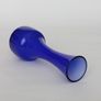 Vintage Japanese Blue Opal Opaque Cased Glass Vase Image 2