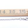 Vintage Sterling Silver Crystal Beaded Necklace (L16,5" - 30,33g) Image 9