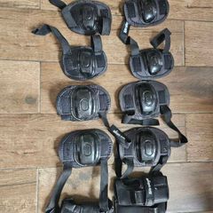 Two sets of kids knee/elbow guards