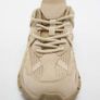 Zara Combined LEATHER Runners Image 4