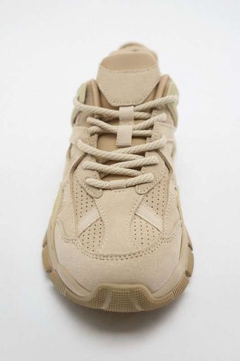 Zara Combined LEATHER Runners