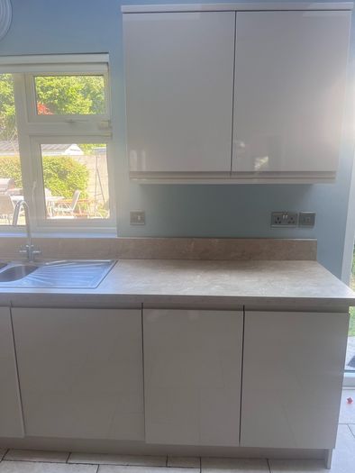 Solid painted kitchen
