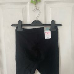 Brand new black cotton cycle shorts