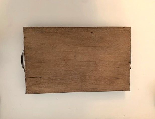 Art Deco Mid Century Serving Tray Venetian Lagoon Scene