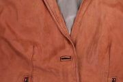 Milestone vintage leather jacket with buttons