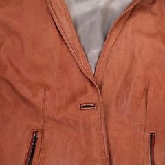 Milestone vintage leather jacket with buttons