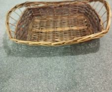 Gift wicker basket