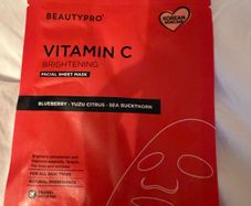 Beauty pro vitamin C brightening face mask