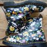 Mint Dr Martens Pascal 8 Eye Darcy Floral Size 5(38) Image 4