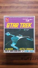 RARE! 1968 Star Trek Klingon Battle Cruiser Model startrek