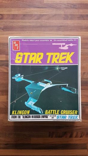 RARE! 1968 Star Trek Klingon Battle Cruiser Model startrek