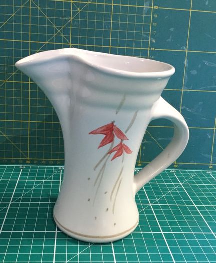 Louis Mulcahy Dearg Design Small Milk Jug & 2 Sugar Bowl