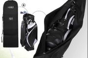 Foldable Golf Bag Travel Case Cover With Wheels