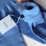 THRIVIN Size L Blue Scrunch Bum Ribbed Gym Leggings Seamless High Waist Image 4
