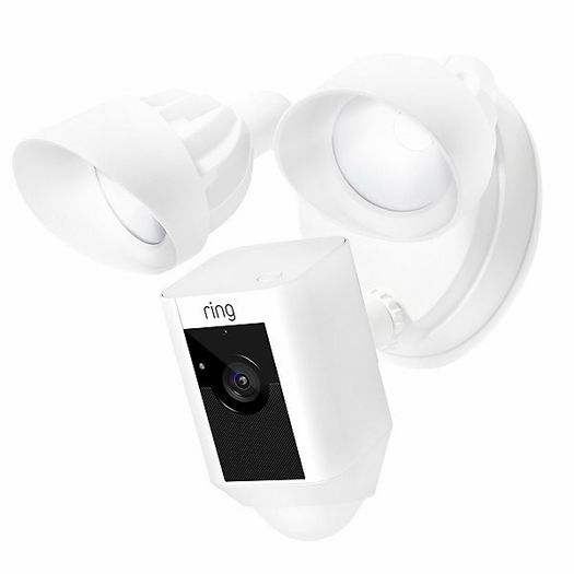 Ring Floodlight Cam Wired Plus Smart Security Camera - White