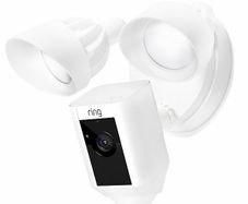 Ring Floodlight Cam Wired Plus Smart Security Camera - White