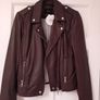 German brand Oui - Genuine Soft Nappa Leather Jacket - Dark Brown - DE 38 UK 12 - BNWT RRP 460 Image 6