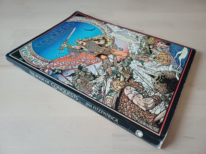 The Book of Conquests by Jim Fitzpatrick (Irish Legends Fantasy Illustrated First Edition Paperback 1978)