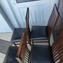4 x dining table chairs and one Tea Table Image 4