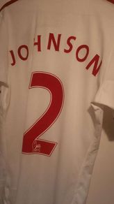 2009-2010 Glen Johnson Liverpool Away Jersey