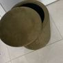 Velvet Footstool with Storage or Laundry Hamper Image 4