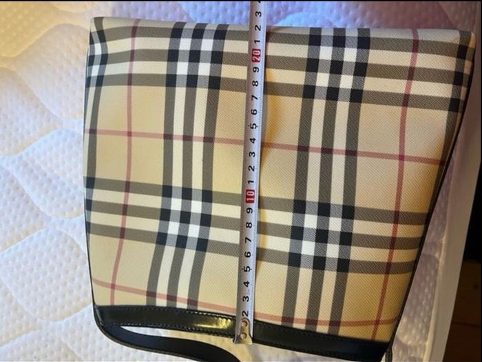 Authentic Burberry London Nova Check Shoulder Bag Vintage