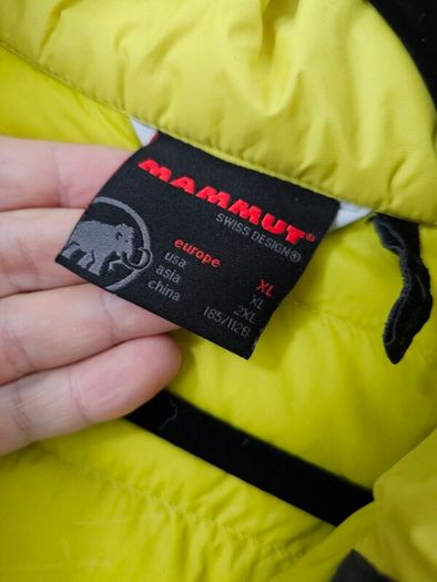 Vintage Mammut Quilted Down Jacket XL Hiking Mountaineering