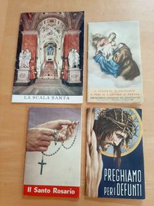 Vintage devotional booklets (Italian language)