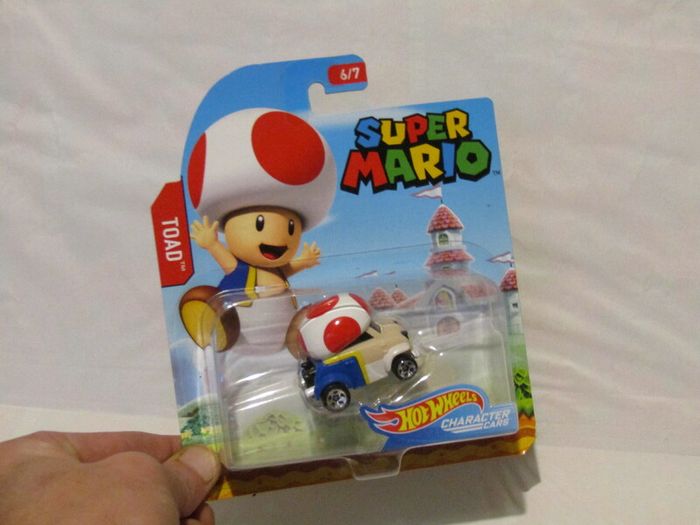 Hot Wheels Super Mario Bros Character Cars Complete Set Of 7 Diecast Cars Brand New Sealed