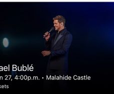 Buble' concert tickets